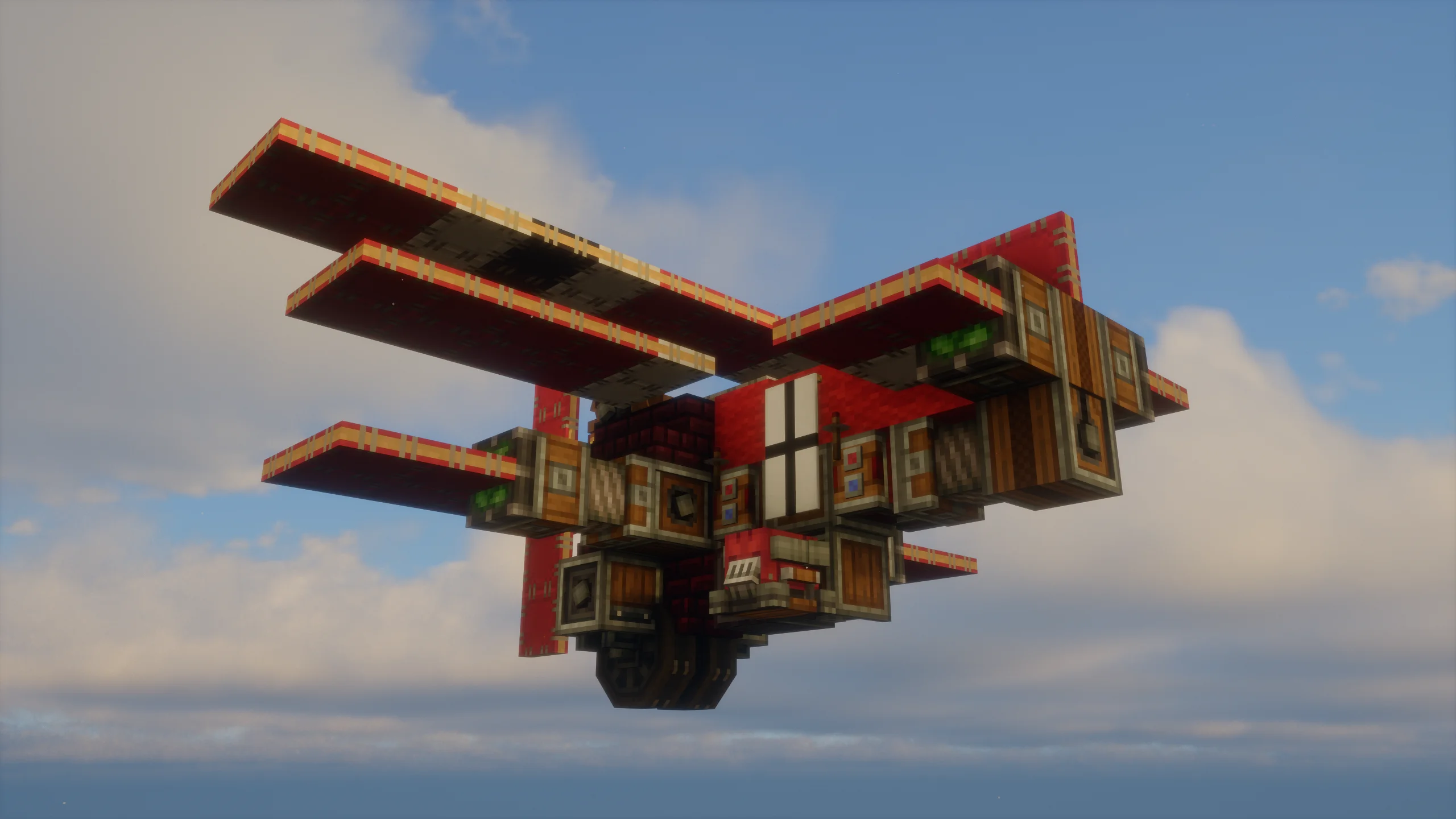Drivable Red Baron Plane - Vista 3
